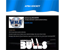 Tablet Screenshot of hockeyhoarker.com